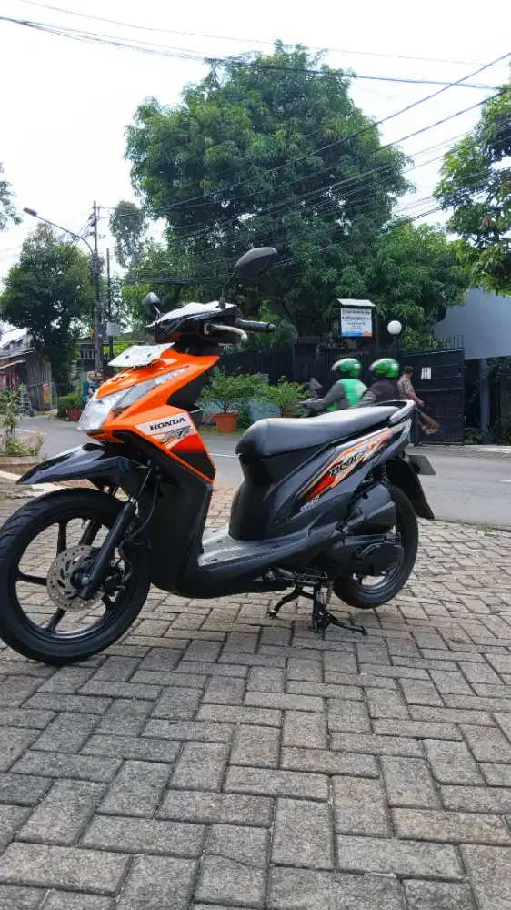 BEAT FI 2013 SS LENGKAP PAJAK PANJANG PLAT B DEPOK UNIT GRESS