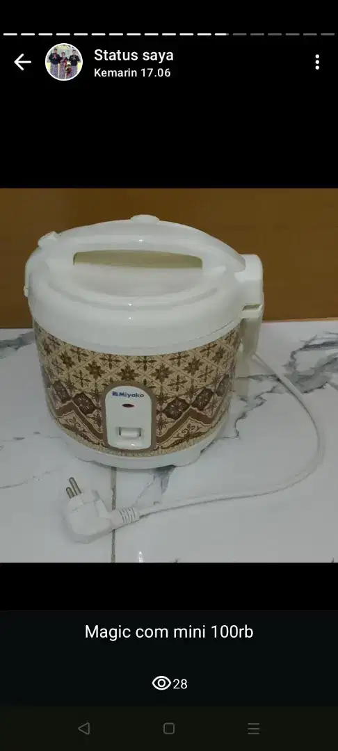 Magic com mini masih bagus