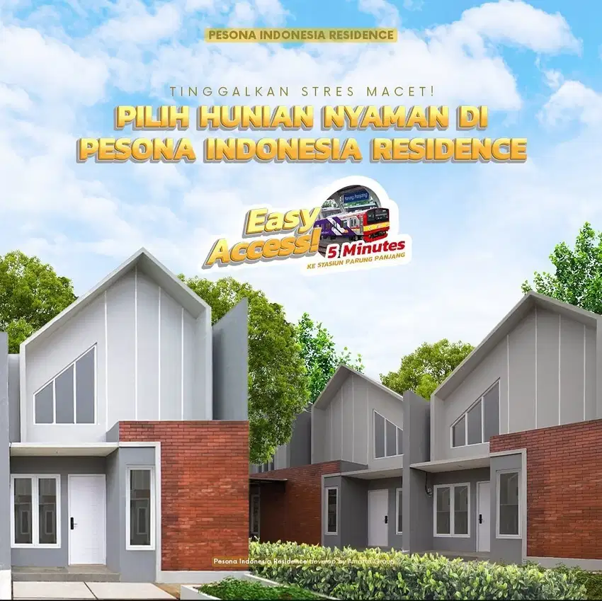 Rumah Free DP, Surat-Surat, 2 AC & Canopy? Cuma di Sini