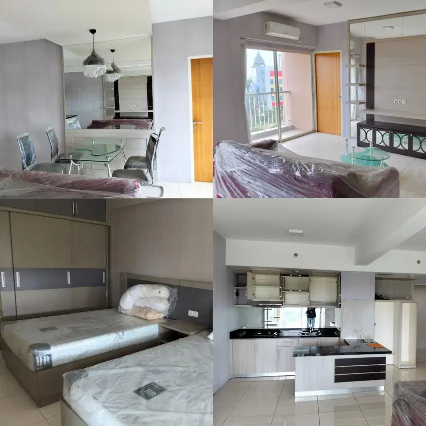 Puncak Bukit Golf 2BR (2 unit jd 1) dkt Lenmark, PTC, Loop Graha
