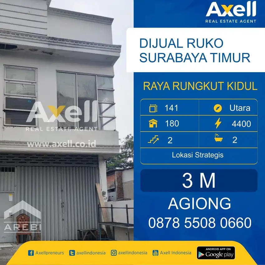 Ruko Raya Rungkut Kidul Dijual