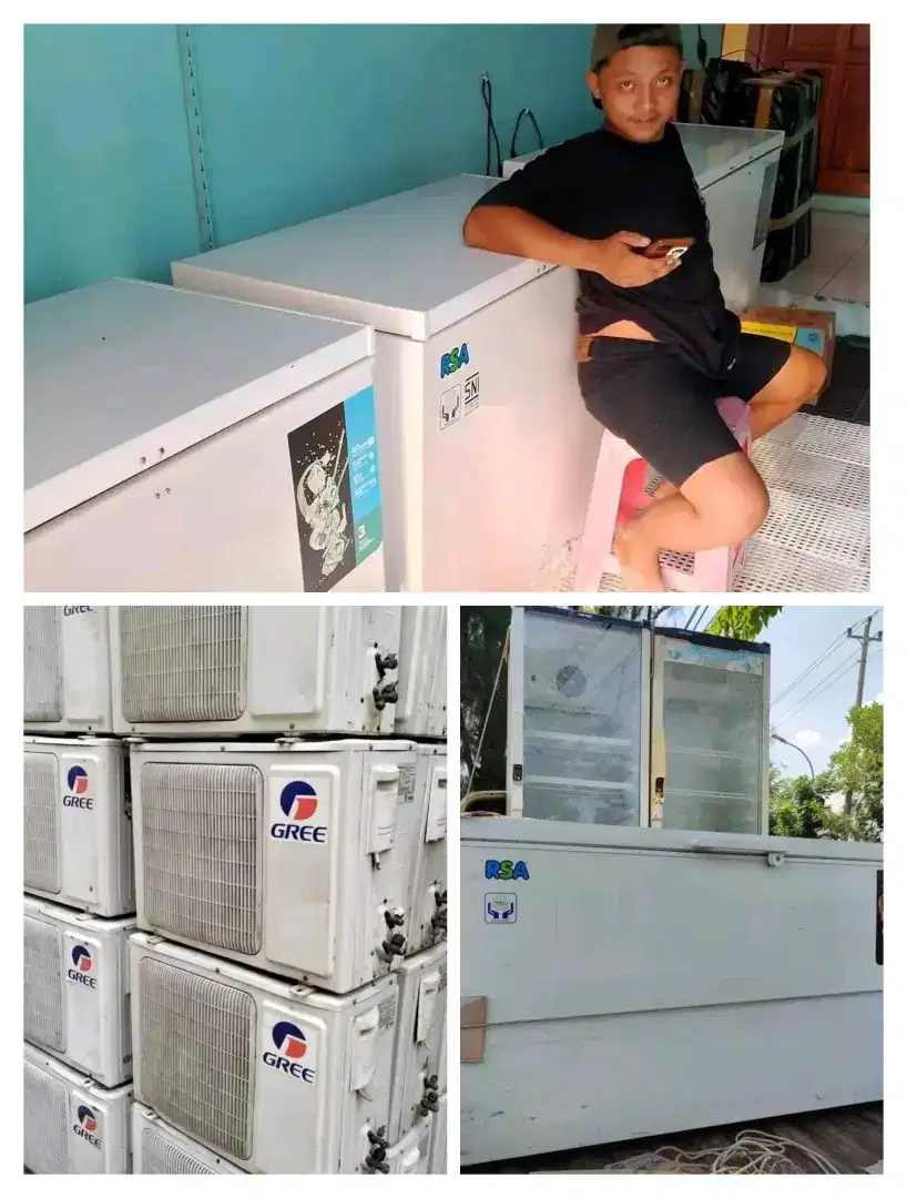 DIBELI ELEKTRONIK RUSAK BEKAS AC KULKAS DLL