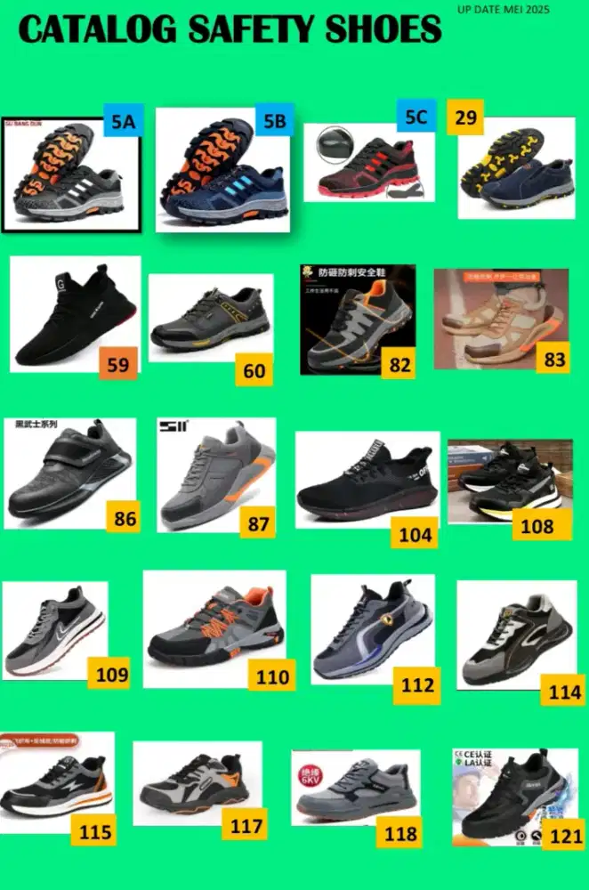 Safety shoes impor