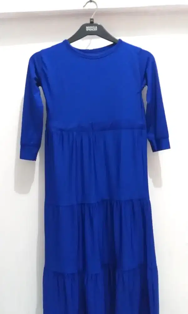 Gamis Anak Biru Elektrik