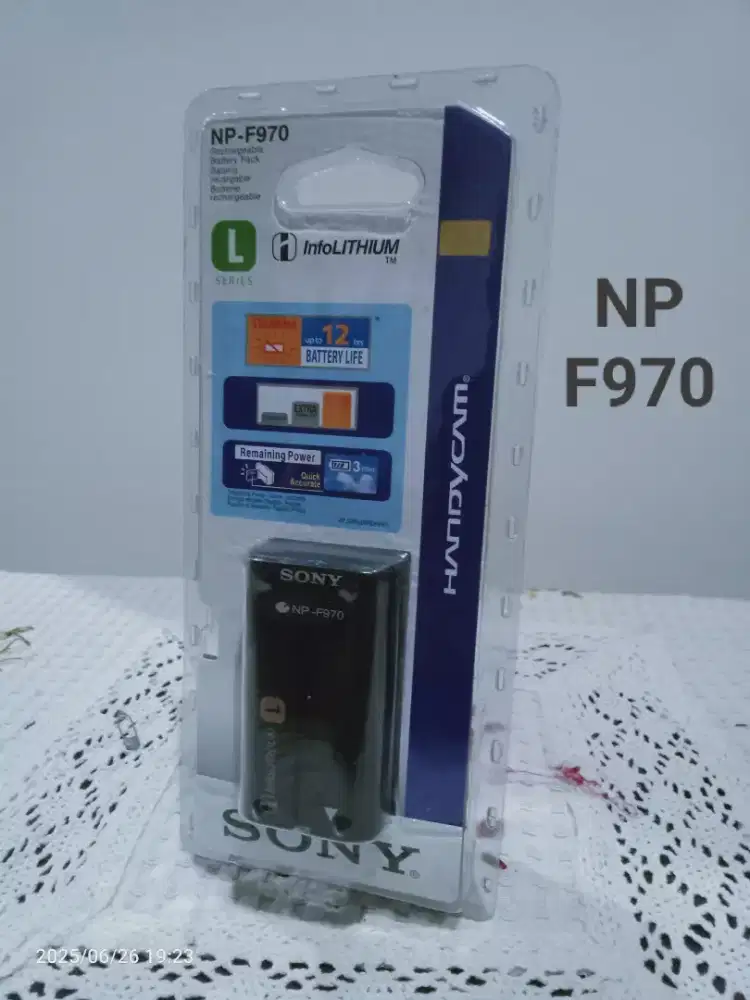 Baterai handycam SONY NP F970