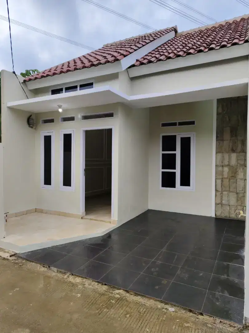 Rumah cluster mewah akses mobil