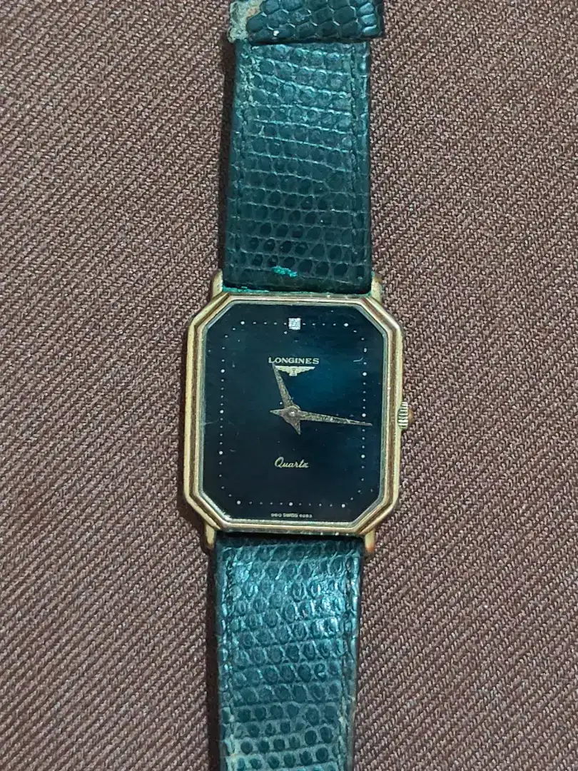 LONGINES jam tangan original kulit pria Like new