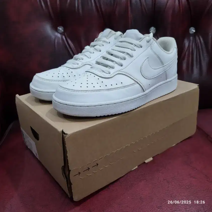 DIJUAL CEPAT SEPATU NIKE COURT VISION LOW NN ORIGINAL, SIZE 42