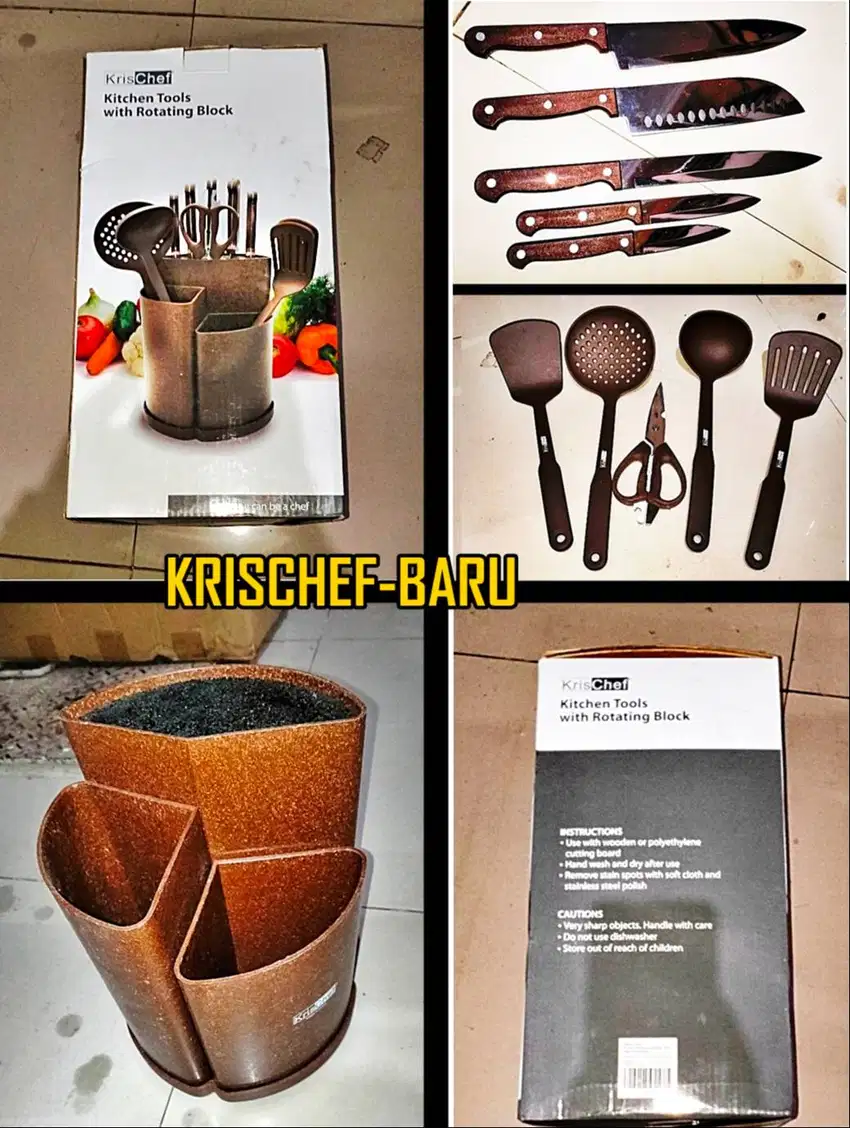 Pisau Dapur set - kondisi baru