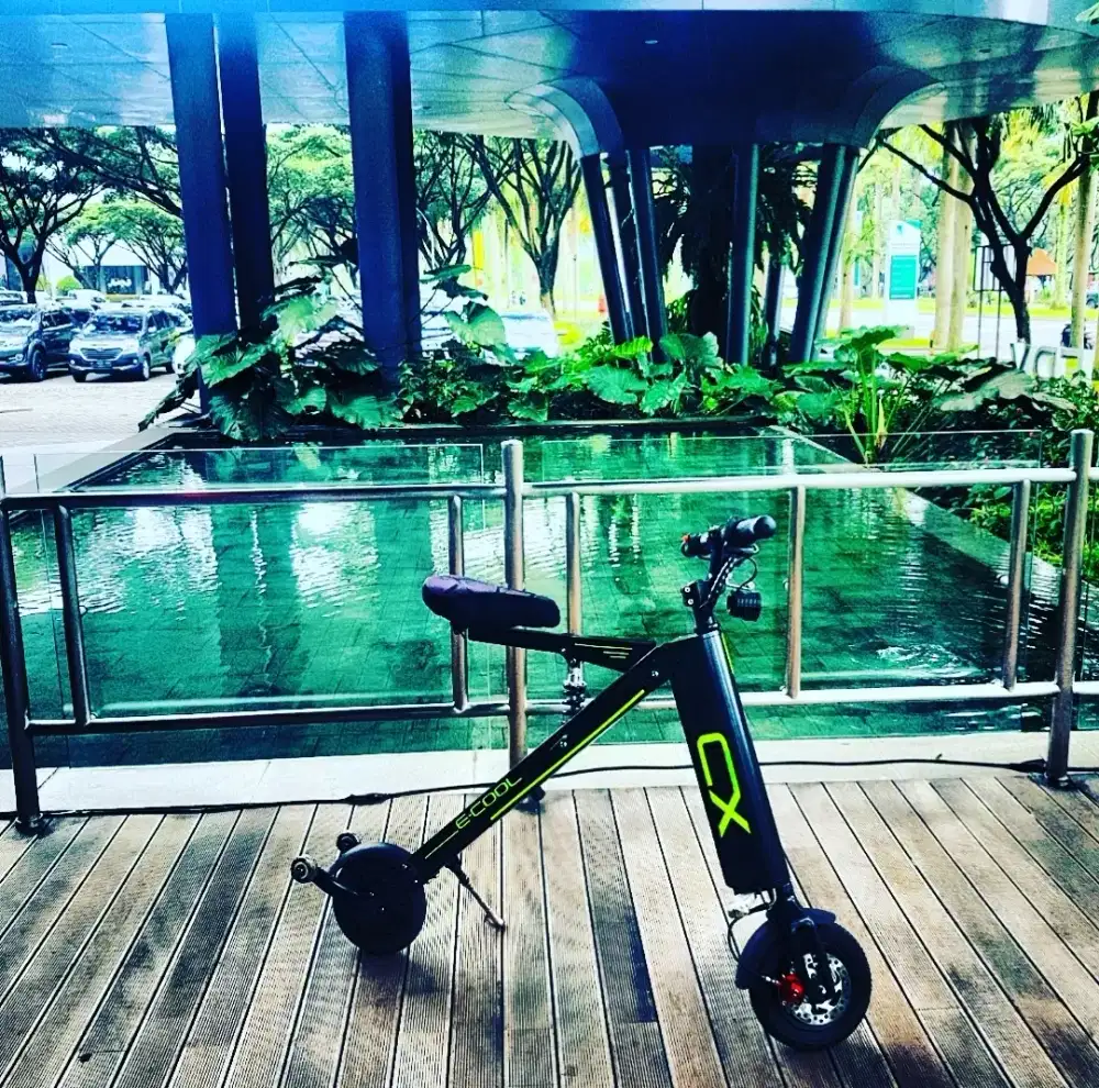 Skuter listrik lipat 2 roda Millenium Smart Folding Electric Scooter