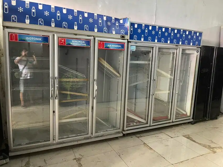 Jual borongan kulkas shoces 3pintu 2pintu kondisi apa adanya