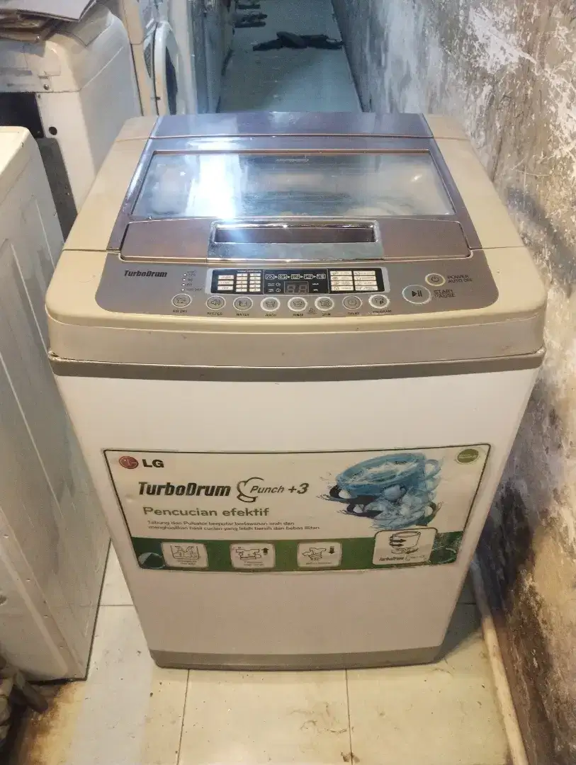 LG 8kg siap pakai garansi servis 2 bln gratis ongkir SBY sda