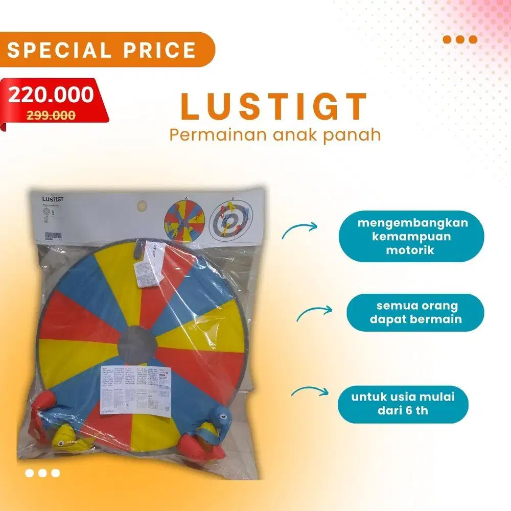 IKEA - LUSTIGT - Permainan anak panah