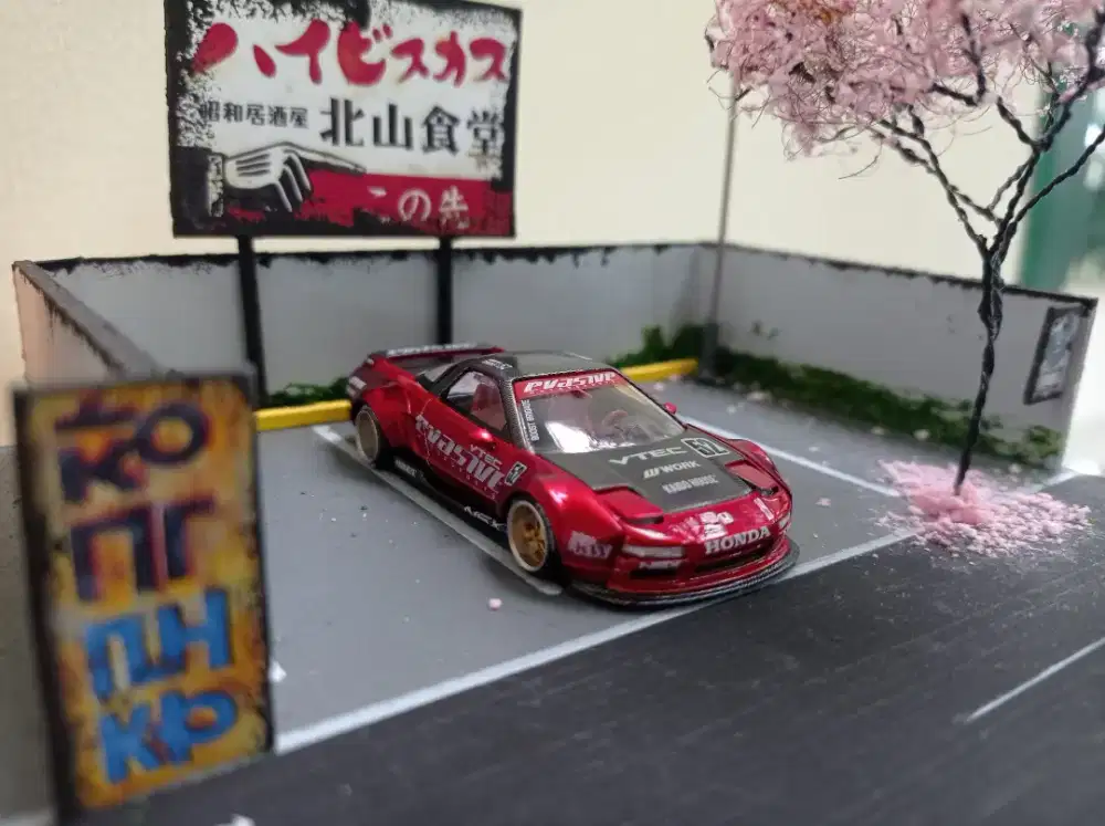 Hotwheels Mini gt kaido house nsx evasive V1 mulus bonus diorama