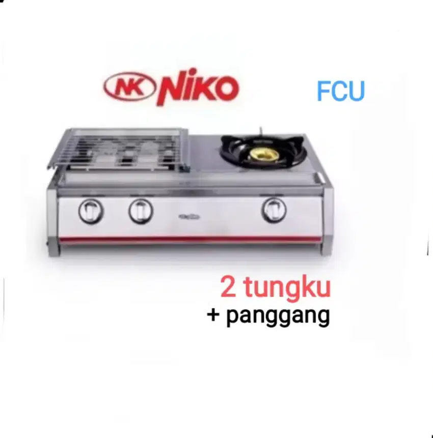 kompor gas niko 2 in 1 grill gas stove