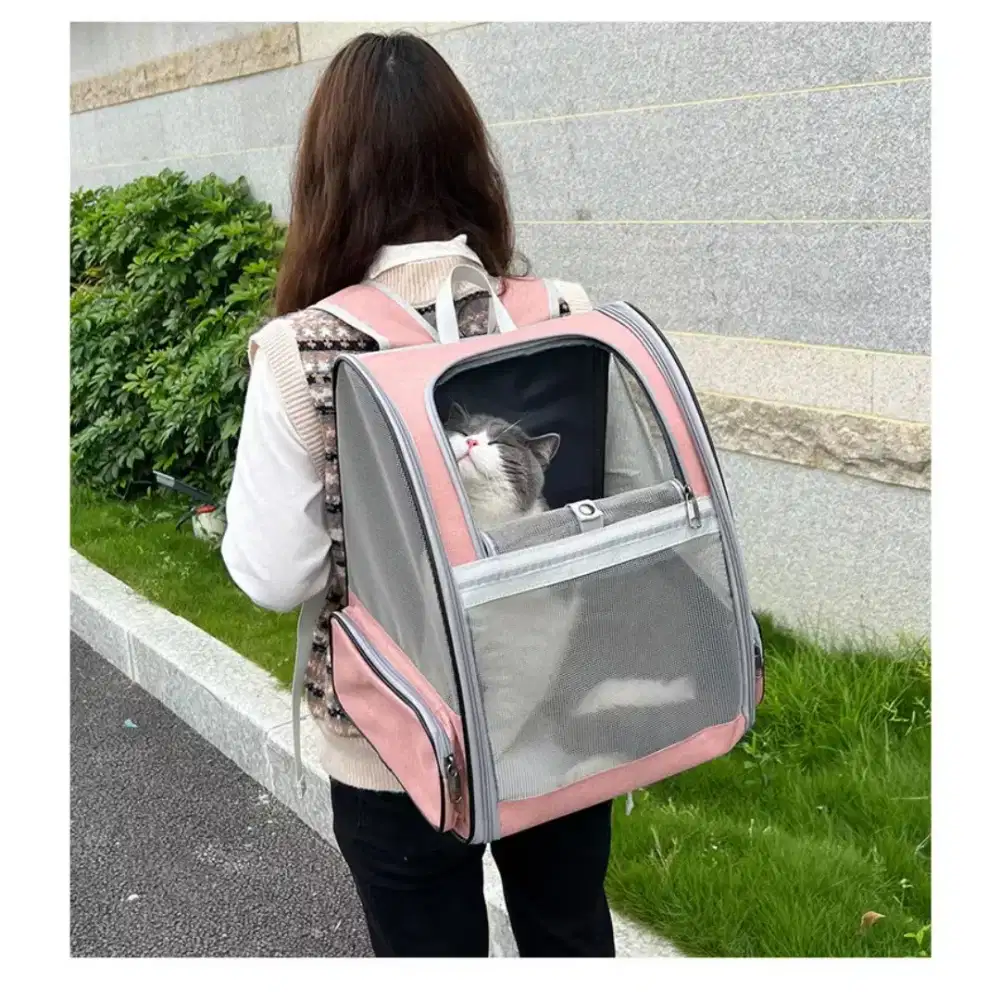 Tas astronout anjing kucing expandable
