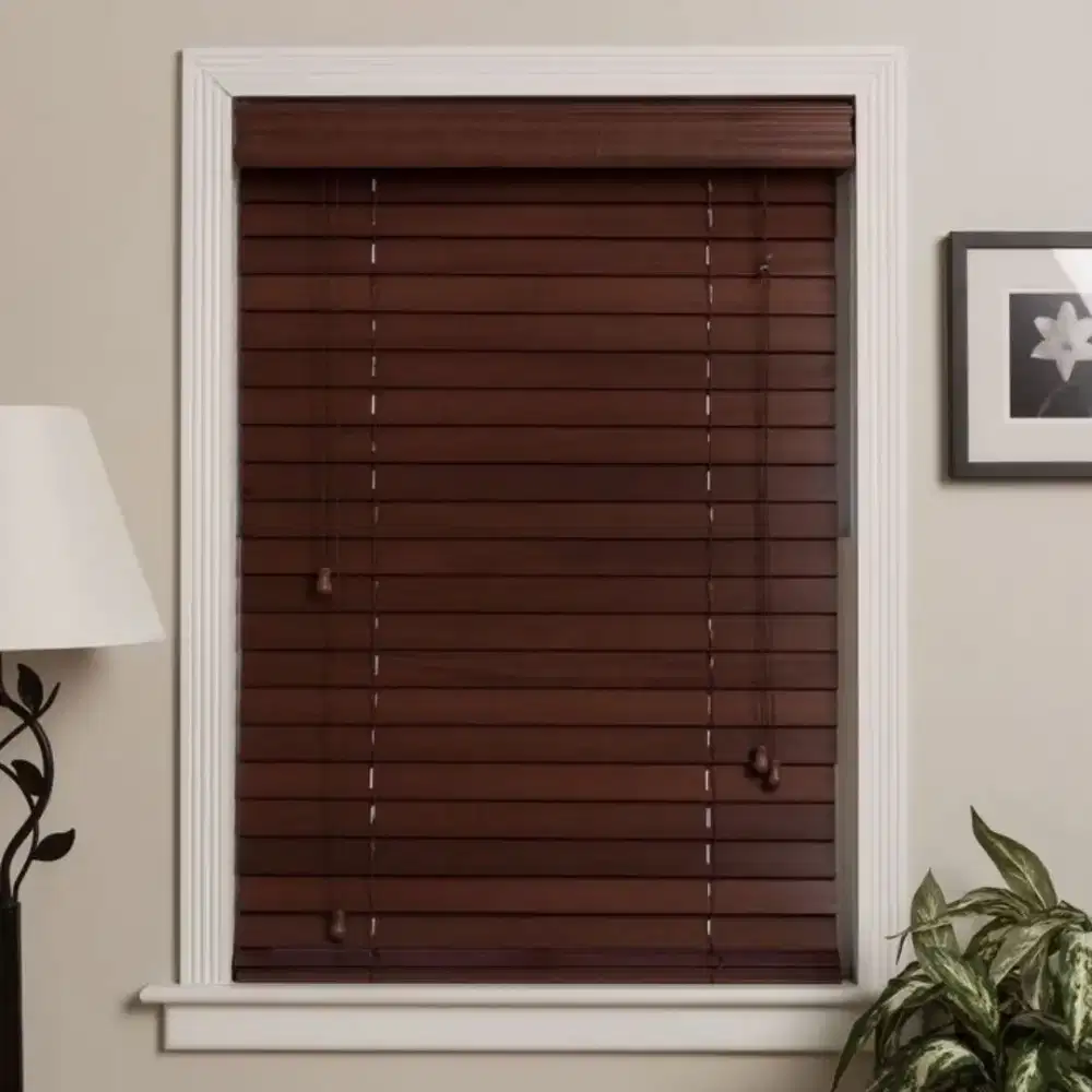 Krey kayu/wooden blind/Tirai kantor/Gordyn modern/Hordeng minimalis