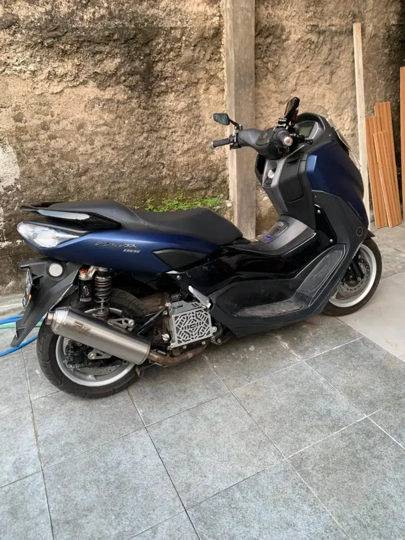 Nmax new 2021 keyless biru navy double part