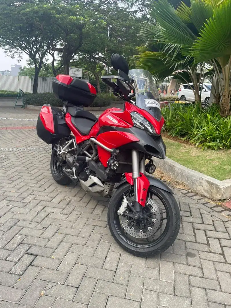 Ducati Multistrada Skyhook 2014 full modif siap adventure tt Harley