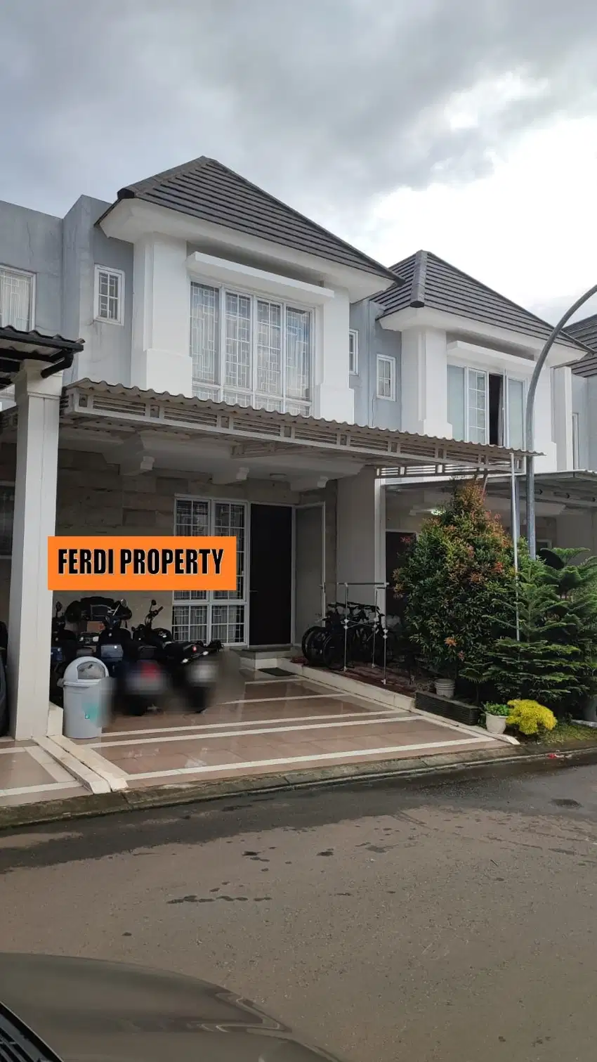 Rumah Cluser Baru 2lantai Siap Huni SHM Cluster Depan