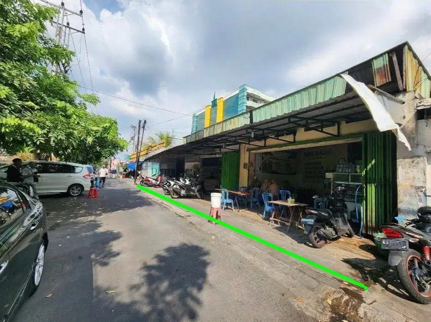 Tanah strategis bonus rumah dan tempat usaha dekat RS Moewardi