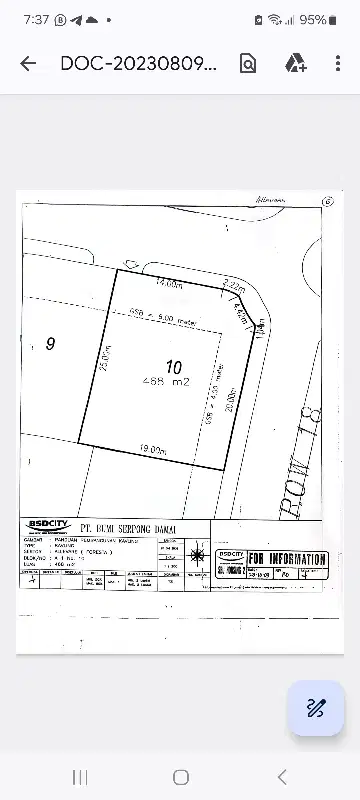 dijual tanah di foresta BSD. huk murni