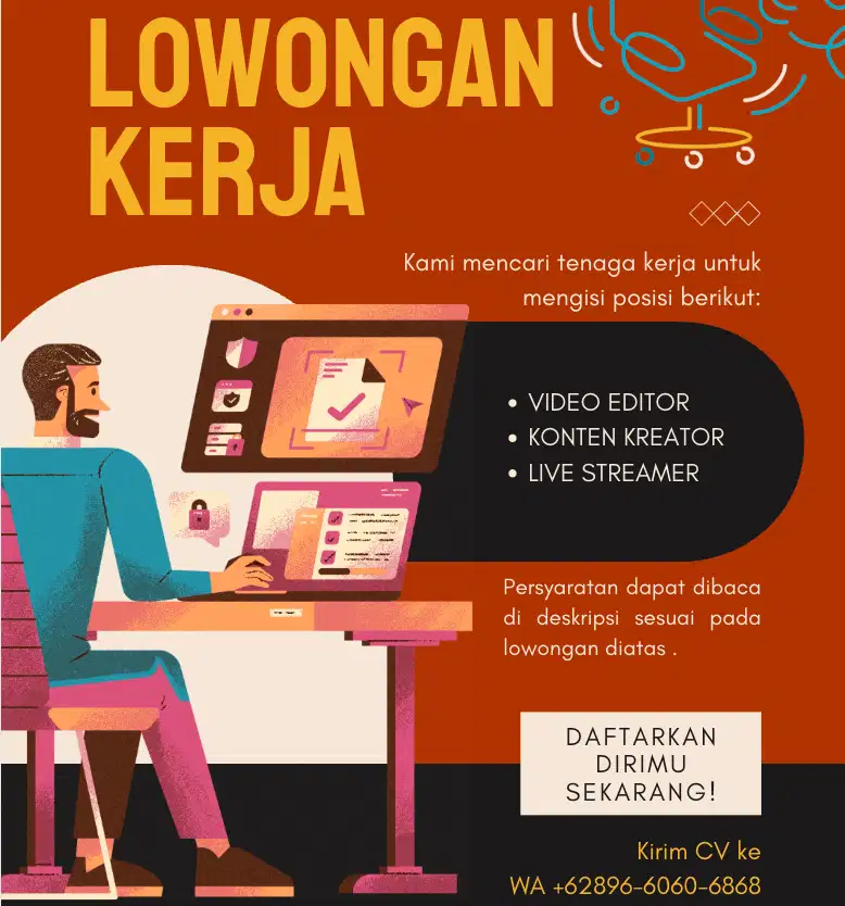 VIDEO EDITOR + KONTEN KREATOR UNTUK MARKETPLACE & SOSIAL MEDIA