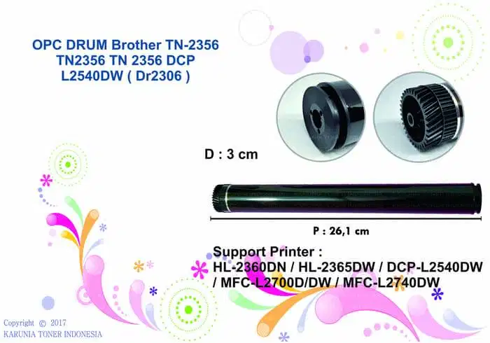 OPC DRUM TN-2356 TN2356 TN 2356