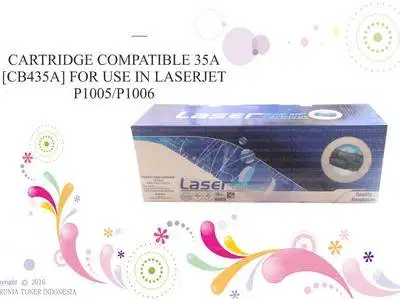 Toner Cartridge Compatible 35a Cb435a p1005 p1006 Berkualitas DUS BUNG