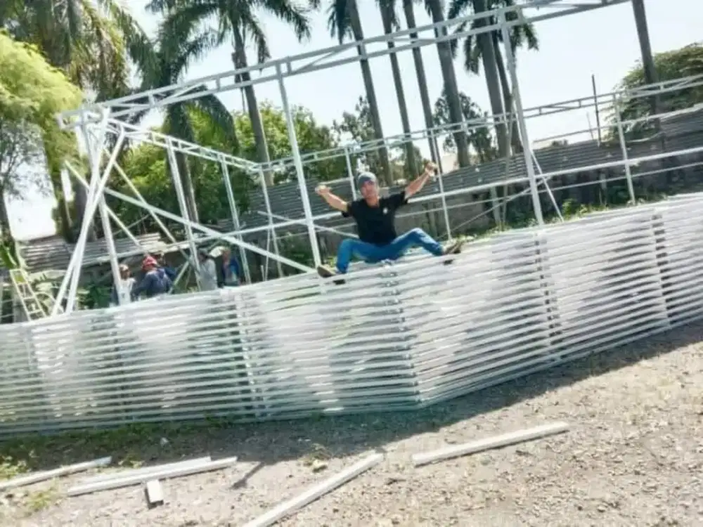 Pemasangan baja ringan murah