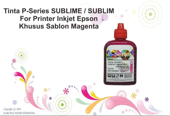 Tinta P-Series SUBLIME / SUBLIM 100ml Magenta Berkualitas