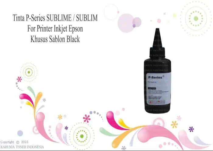 Tinta P-Series SUBLIME / SUBLIM 100ml Black Berkualitas