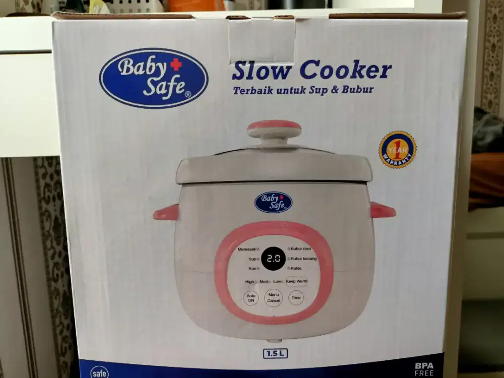 Baby Safe LB017 Slow Cooker Digital 1,5L