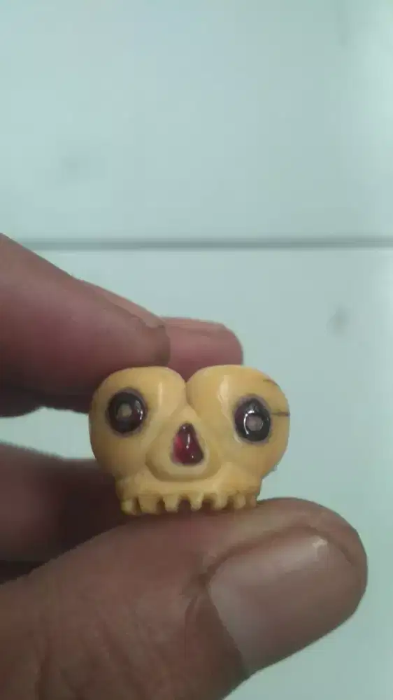 cincin perak skull vintage