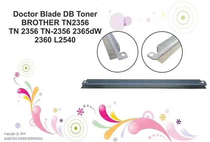 Doctor Blade DB Toner BROTHER TN2356 TN 2356 TN-2356 2365dW 2360 L2540