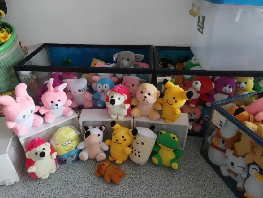Boneka karakter hewan, imut lucu comel