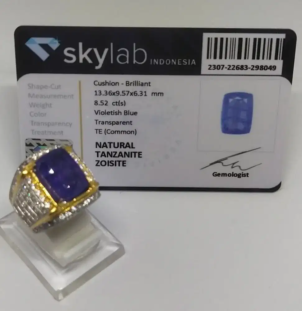 Batu Natural Tanzanite Zoisite