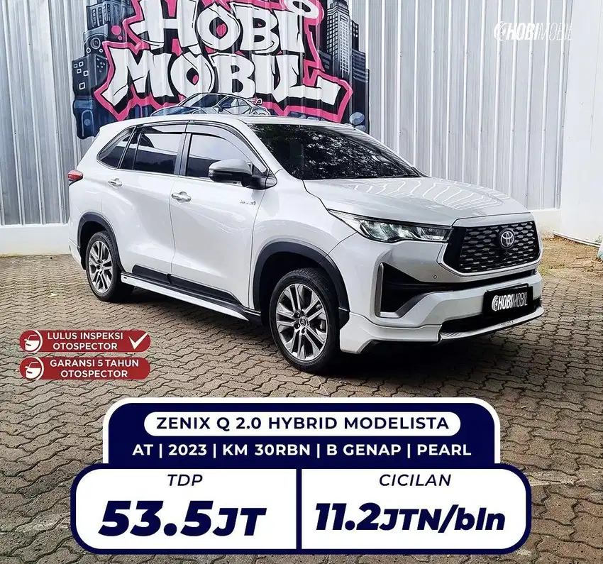 [ DISC 22JT BERGARANSI 5TH ] INNOVA ZENIX Q HYBRID MODELISTA AT 2023
