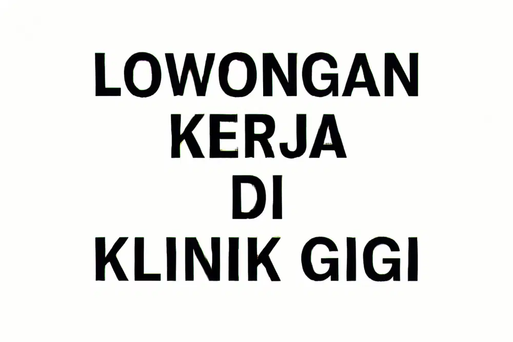 Perawat Klinik Gigi di Gading Serpong