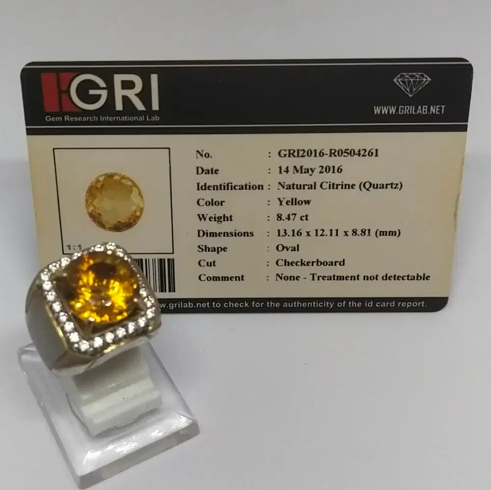 Batu Natural Citrine