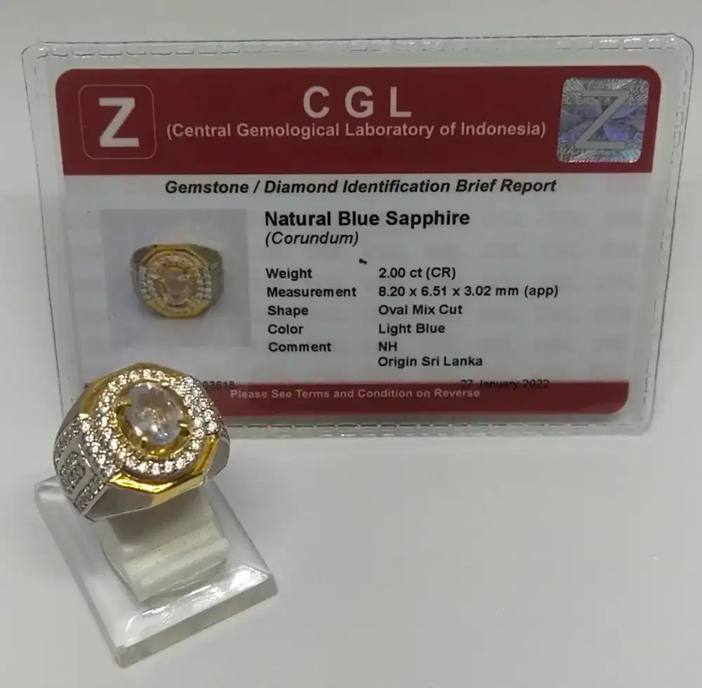 Batu Natural Blue Sapphire