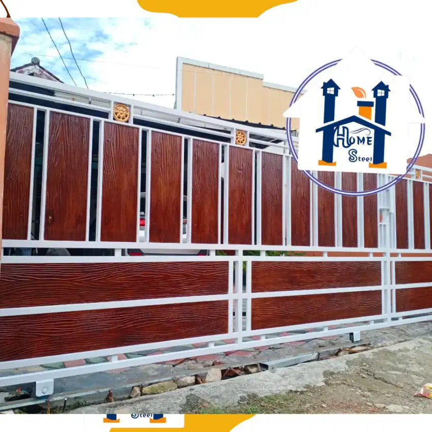 Bengkel las tralis kanopi pintu pagar minimalis