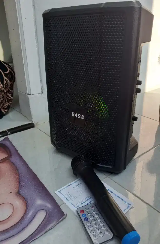 Speaker bluetooth karaoke 8,5 in wireless