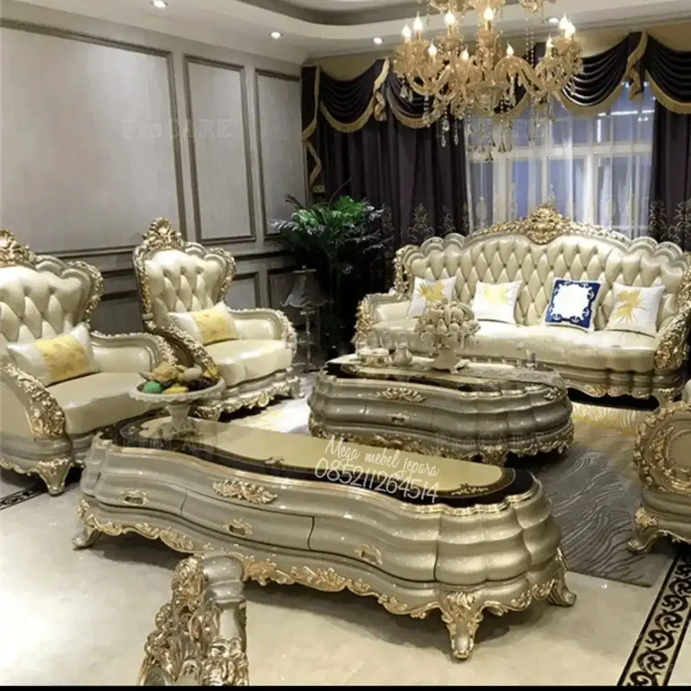 Kursi tamu mewah luxury