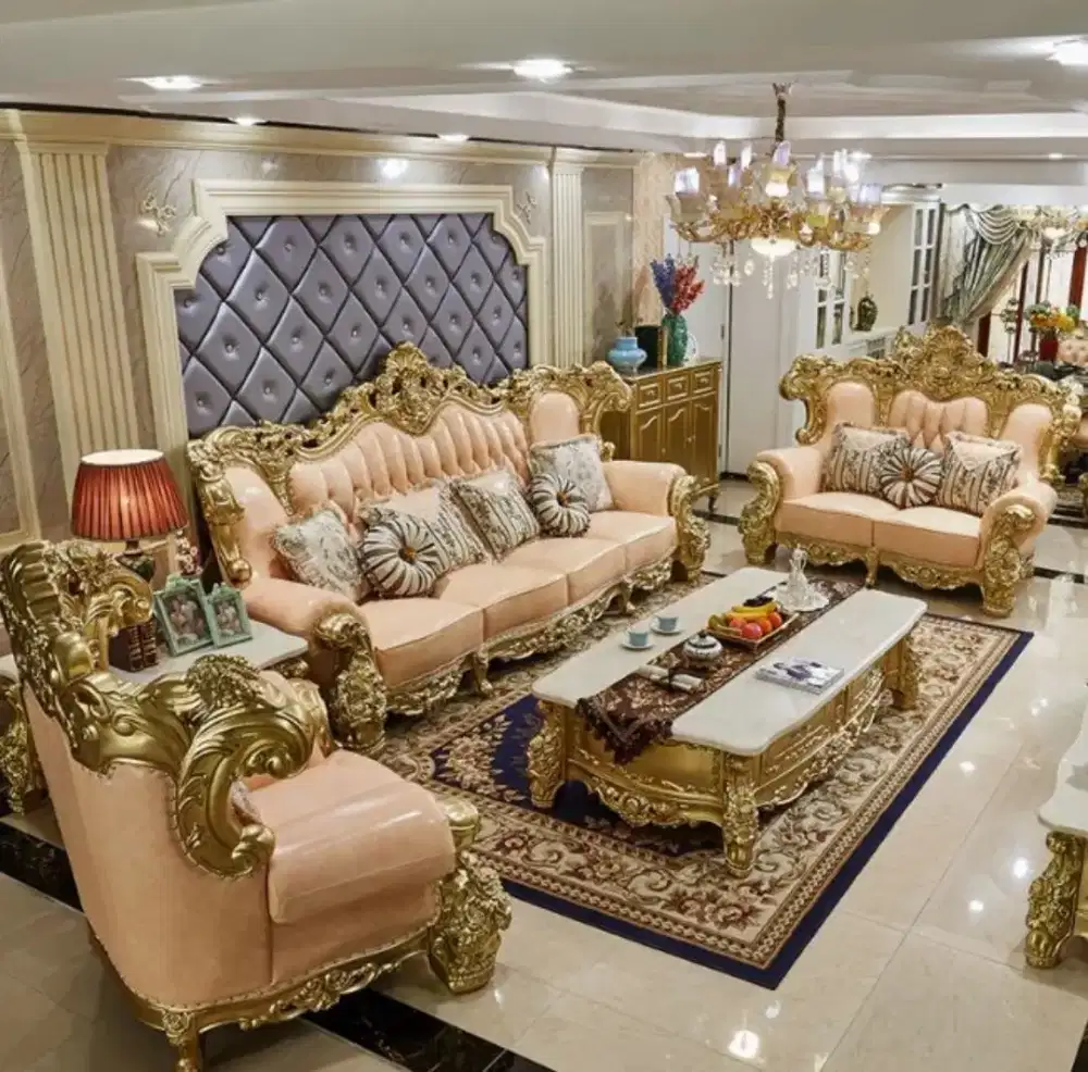 Kursi tamu ukir luxury