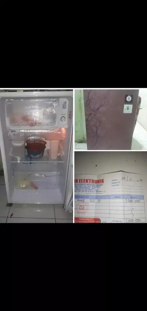 kulkas sharp 1 pintu