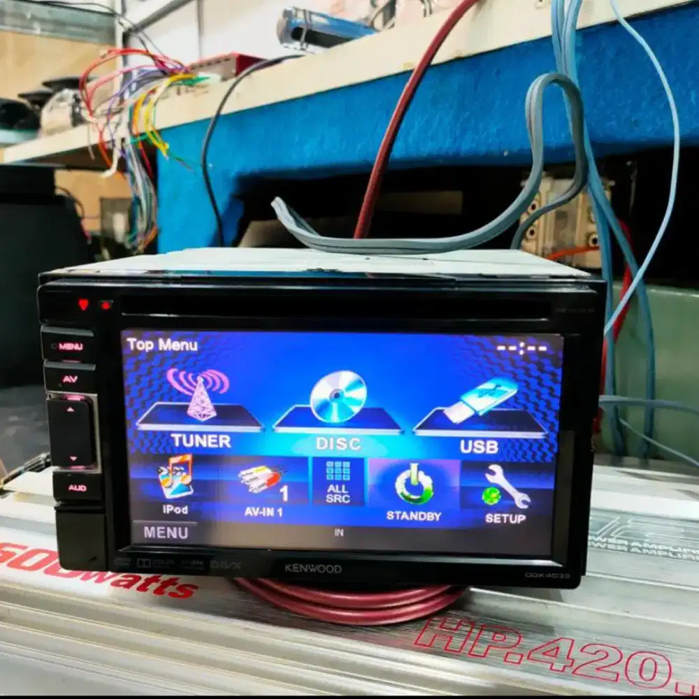 Head Unit Kenwood DDX 4033 copotan Honda Jazz