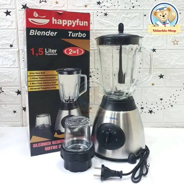 Blender Kaca Turbo BL-2in1 ( HAPPY FUN )