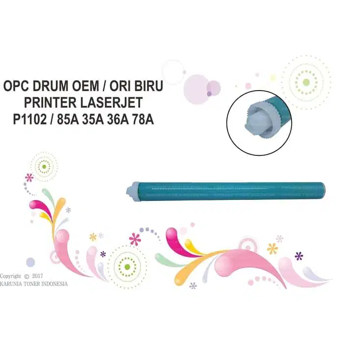 OPC DRUM OEM NEW BIRU PRINTER LASERJET P1102 85A