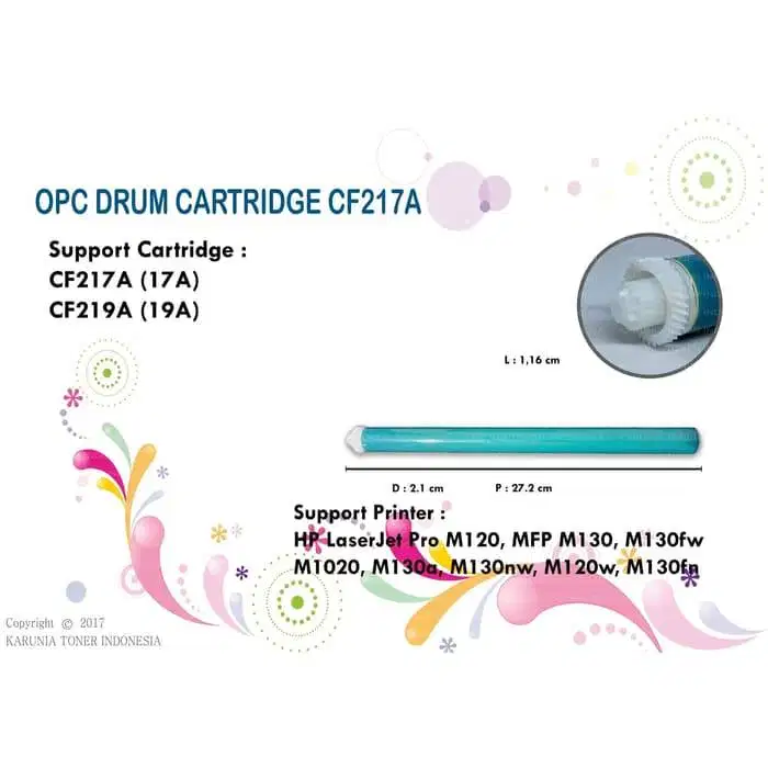OPC Drum HP 17A OPC Drum Toner Cartridge CF219A HP M103 Drum Unit Drum